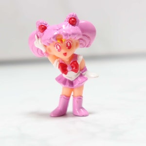 Mini figurine Sailor Moon Chibiusa Bandai - Sailor Moon vintage - Rare poupée Sailor Moon vintage - Jouets japonais vintage - Jouets anciens - 1994