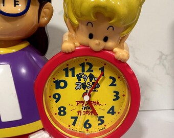 【激レア】　Dr.スランプアラレちゃん　目覚まし時計 レアなヴィンテージ Dr.スランプ アラレちゃん＆ガッちゃん 目覚まし