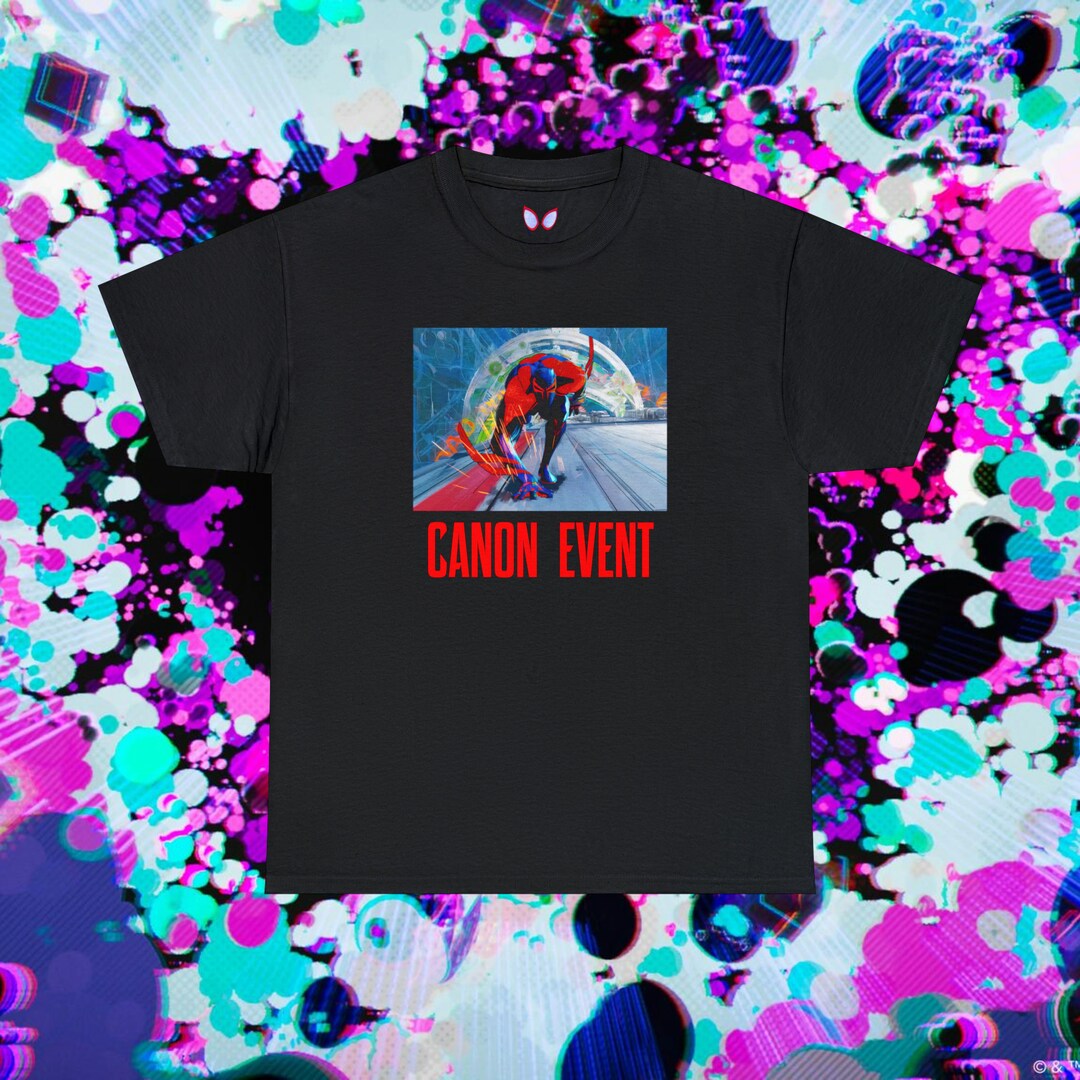 Canon Event Meme T-shirt Spider-man Across the Spider-verse - Etsy UK