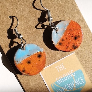Ceramic earrings, Clay