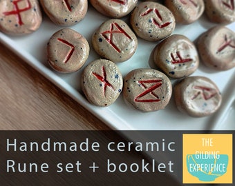 Ceramic Clay Runes set