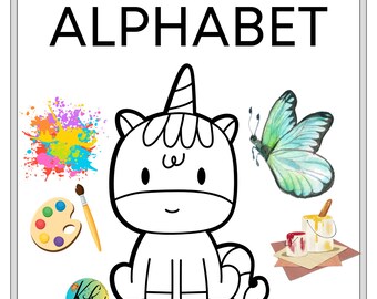 Fun and Educational ABC Baby Shower Coloring Pages - Perfect for Kids' Parties! Animal Alphabet Coloring Book