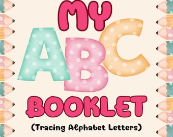 Spark Joy with 53 Adorable Coloring Pages for Kids - My ABC Tracing Letters Booklet!