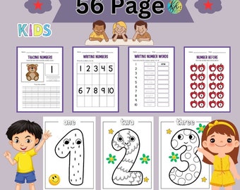 Make Learning Magical with 1-10 Numbers Coloring Page Worksheets - Unforgettable Patterns for Preschool & Kindergarten!
