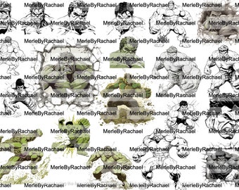 Hulk Bundle of 20 Vector SVG/PNG/AI | Images | Superhero Graphics | Inkscape | Laser Engraving | Carving | Unique Designs | Marvel Comics