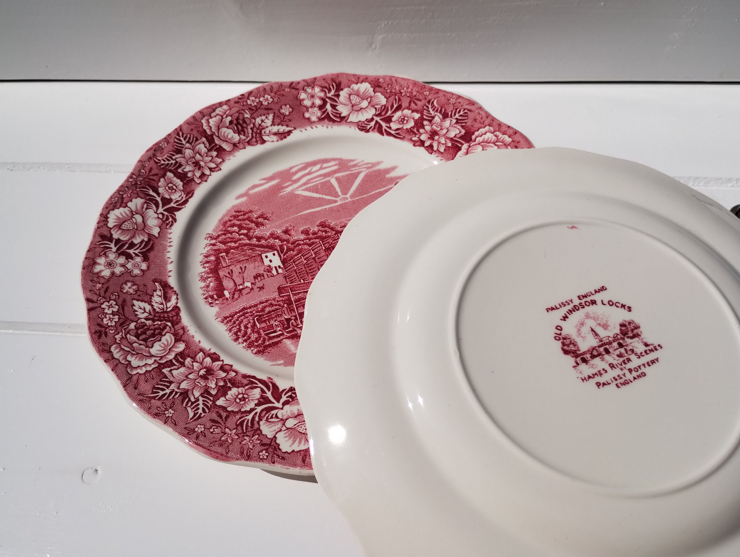 PALISSY POTTERY イングランド　ヴィンテージ食器プレート6枚セット PALISSY POTTERY イングランド ヴィンテージ食器プレート6枚セット