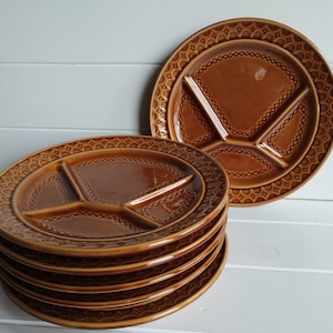 Platos de fondue assiette Francia vintage