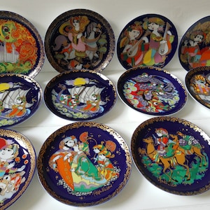 Collector&#39;s plate Rosenthal Studio-lines Aladin Orientalische Nachtmusic series by Bjorn Wiinblad Vintage
