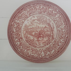 Ironstone England ヴィンテージ英国磁器ディナープレート