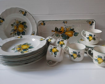 Jamaica Villeroy & Boch set cup cake plate dinner plates Vintage