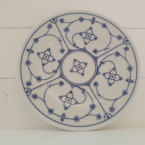 Platos llanos Schonwald Alemania patrón de cruz de paja simetría. antiguo