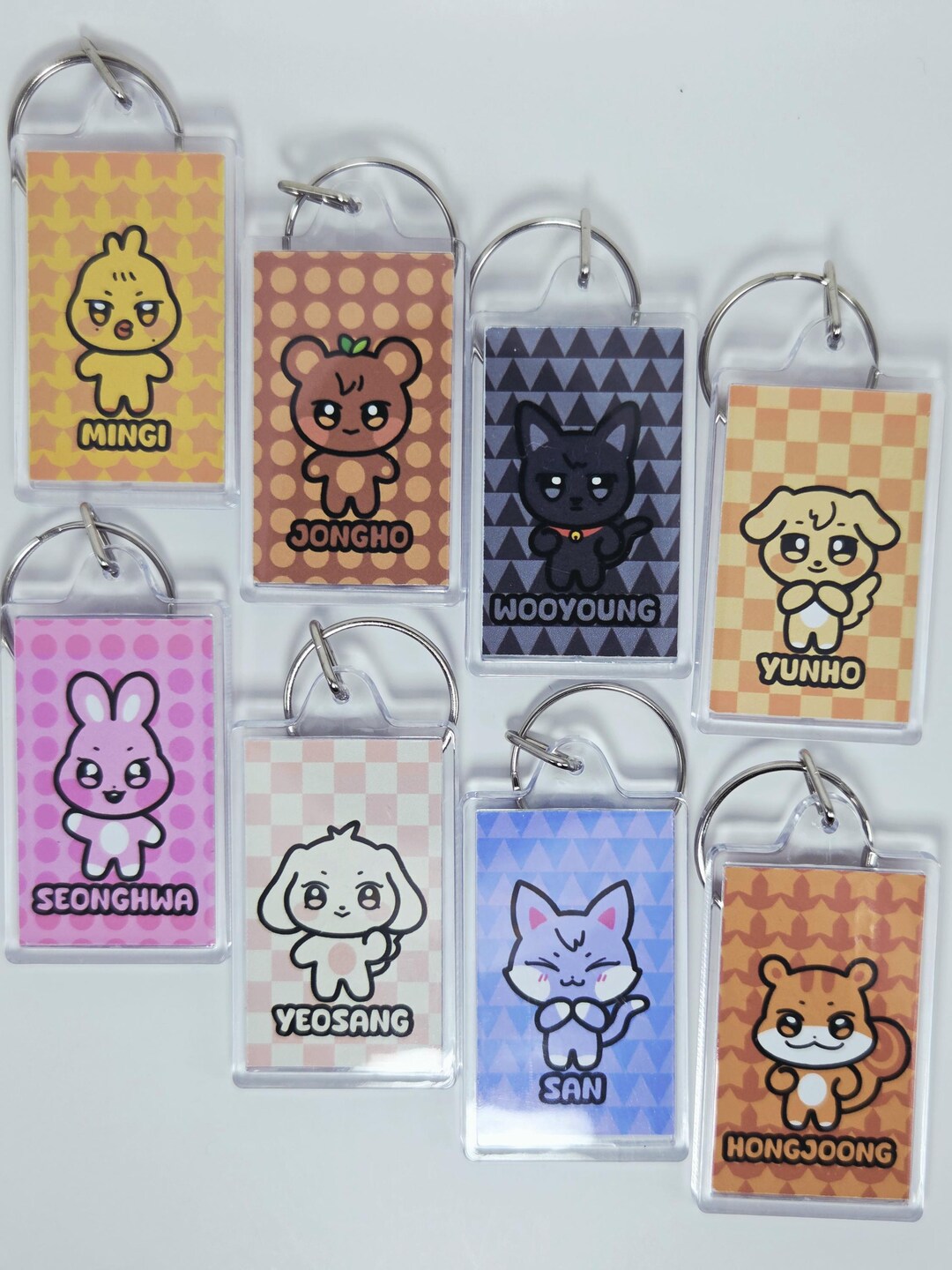 Aniteez Keychains ANITEEZ | Ateez | K-pop | Acrylic Keychains - Etsy
