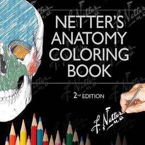 Netter's Anatomy Malbuch - Zweite 2te Auflage 2e