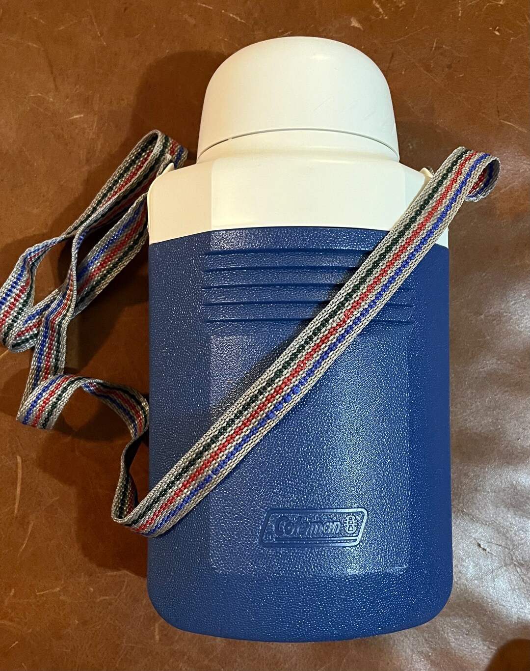 Vintage Coleman Thermos Water Canteen Jug Adjustable Etsy