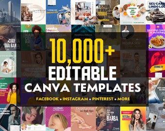 ULTIMATE 10,000+ Canva Template Bundle
