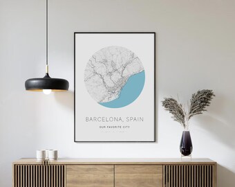 Custom City Map, Any location worldwide, Your Choice, Gift for couples, Home Town Map, Personalized Map Print, Custom Poster, City Wall Art