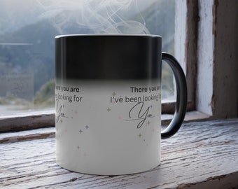 A Court of Thorns and Roses Color Morphing Coffee Mug, Gift for Book Lovers, Gifts for Readers, Fantasy Mug