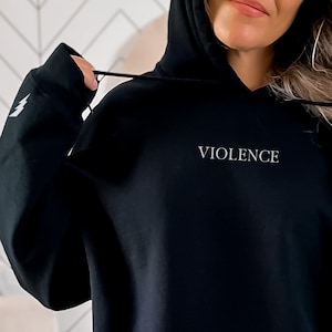 Embroidered Fourth Wing Hoodie, Romantasy Bookish Gift