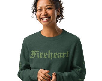 Throne of Glass Inspired Fireheart Pullover – Terrasen Green Knit Sweater