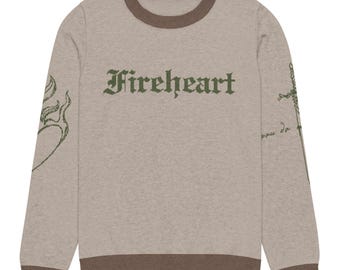 Fireheart Knit Sweater – Throne of Glass Fantasy Apparel
