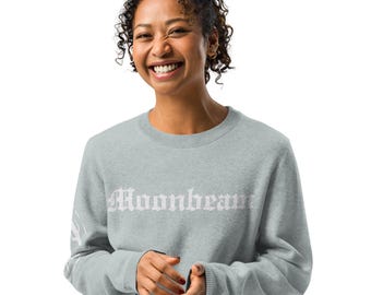Moonbeam Knit Sweater, Dragon Moon Design, Book Lover Gift
