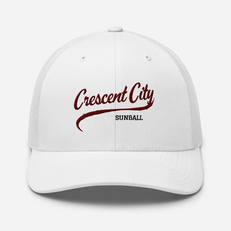 Crescent City Sunball Premium Hat, Baseball Cap, Bookish Merch, Sarah J Maas, Throne of Glass, ACOTAR, Ithan Holstrom