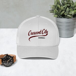 Crescent City Sunball Premium Hat, Baseball Cap, Bookish Merch, Sarah J Maas, Throne of Glass, ACOTAR, Ithan Holstrom