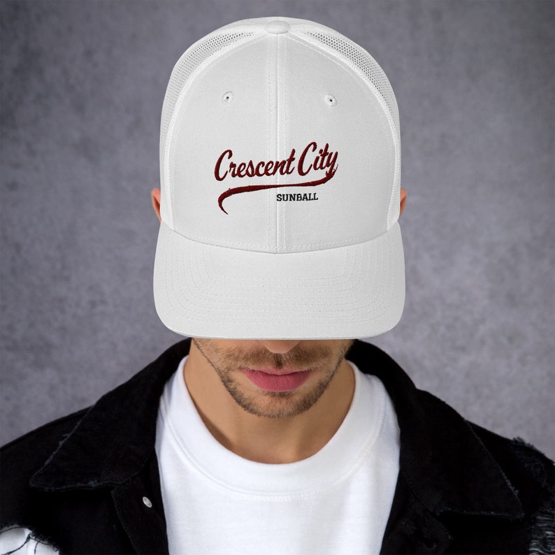 Crescent City Sunball Premium Hat, Baseball Cap, Bookish Merch, Sarah J Maas, Throne of Glass, ACOTAR, Ithan Holstrom