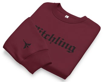 Witchling Embroidered Crewneck | Bookish Sweatshirt for Fantasy Readers