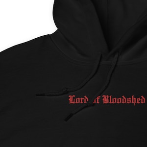 Hof van doorns en rozen, ACOTAR, Cassian geborduurde hoodie, Sarah J Maas, SJM Merch. Bookish-hoody