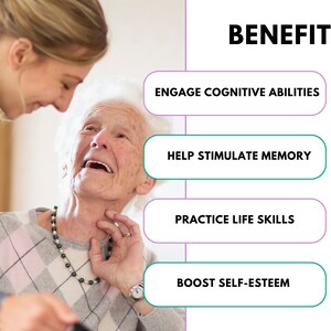 Printable Activity Sheets Alzheimer's &amp; Dementia Care Senior Games and ...