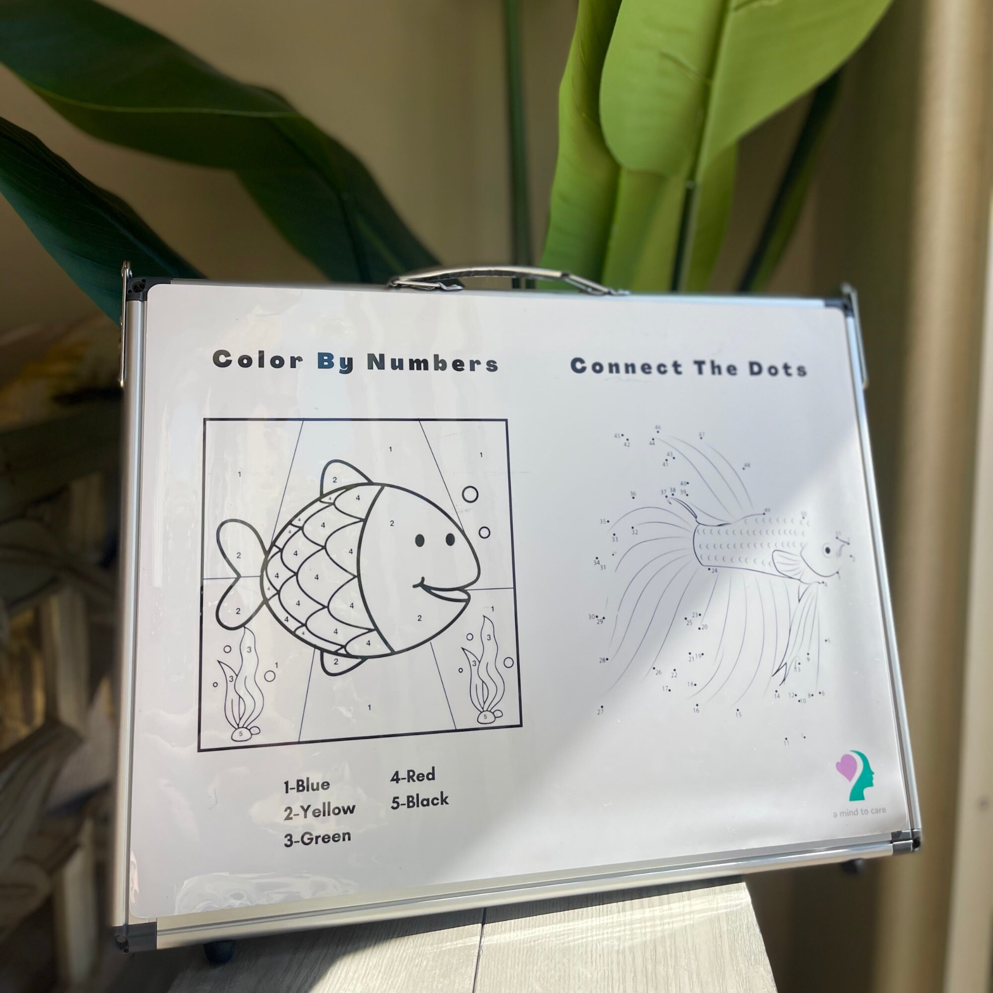 A Mind to Care Game Activity System Dry Erase Board & Games