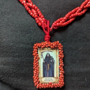 Santamuerte Braided escapularios
