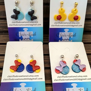 Mickey Icon Dangles - Princess