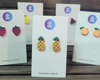 フルーツスタッドピアス、サマービーチピアス