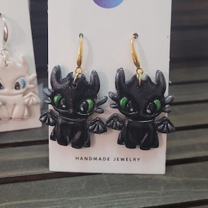 Custom Night Fury and Light fury Dangles