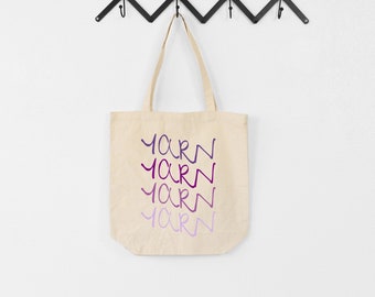 Knitting Project Bag, Crochet Project Bag, Yarn Tote