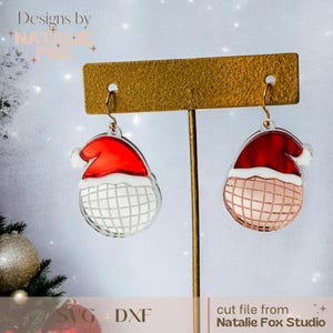 Santa Disco Earrings Santa Disco Earrings