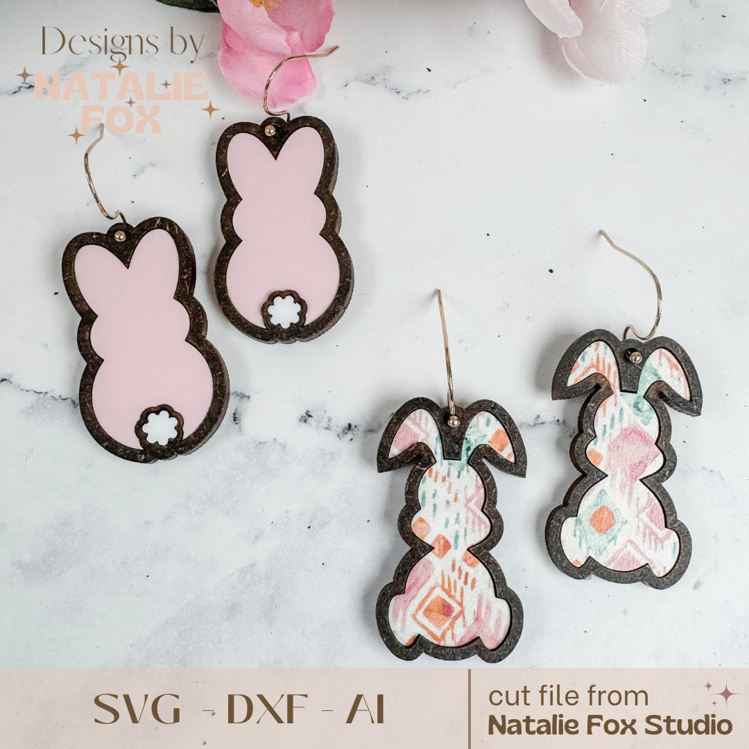store product block Easter Bunny Inlay Digital File, poster
