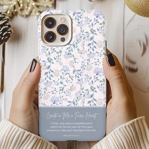 Personalized Bible Verse Phone Case For iPhone 16 15 14 13 12 11 Pro Plus Max Mini xr xs x, Add Your Favorite Bible Quote, Custom Phone Case