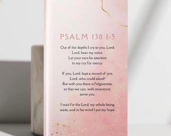 Custom Bible Verse Flip Phone Case for iPhone and Samsung Galaxy, Inspirational Wallet Case, Christian Phone Cover, Add you Favorite Verse