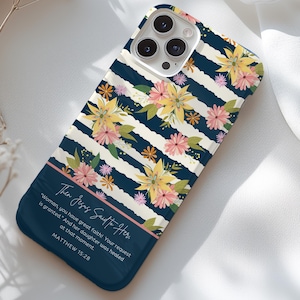 Personalized Bible Verse Phone Case For iPhone 16 15 14 13 12 11 Pro Plus Max Mini xr xs x, Add Your Favorite Bible Quote, Custom Phone Case