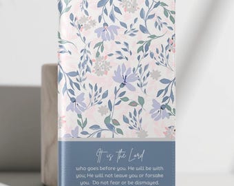 Custom Bible Verse Wallet Phone Case for iPhone and Samsung Galaxy, Inspirational Wallet Case, Floral Wallet Case, Christian Wallet Case