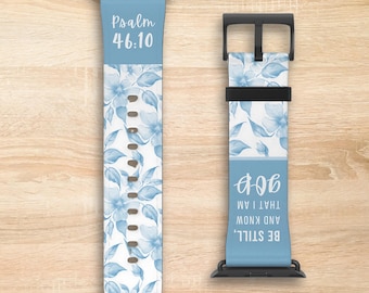 Custom Apple Watch Band, Christian Apple Watch Band with Bible Verse, Religious Watch Band, Compatible with All Apple Watch Series