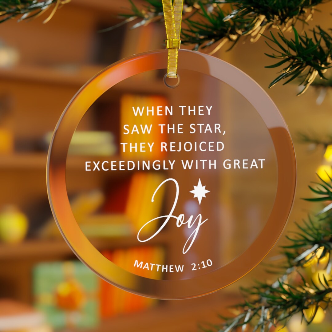 2023 Christmas Ornament Christian Ornament Featuring MATTHEW Etsy