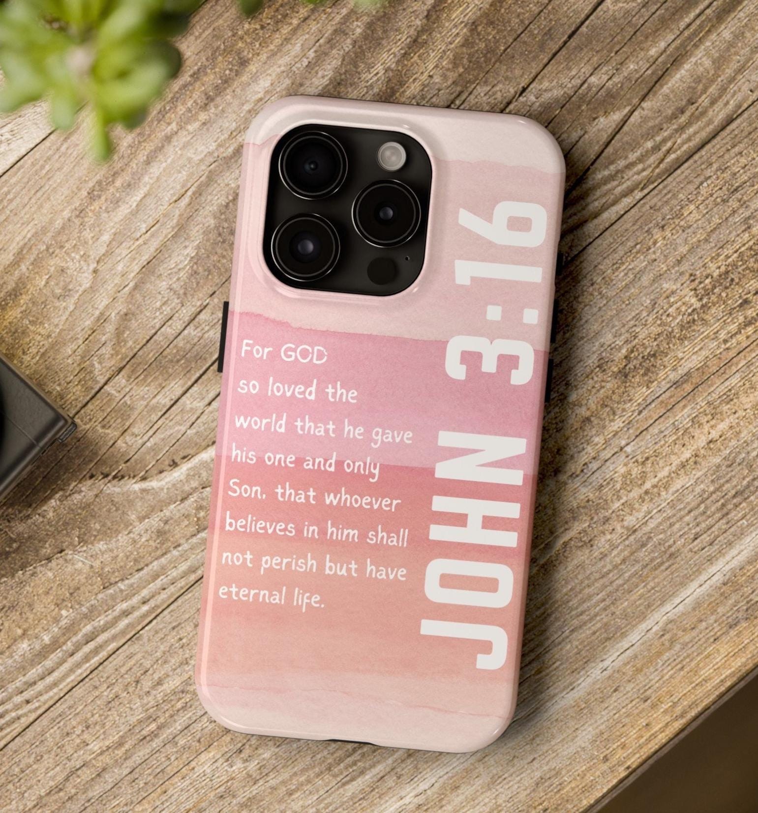 Personalized Custom Bible Verse iPhone Case, Tough Phone Case for