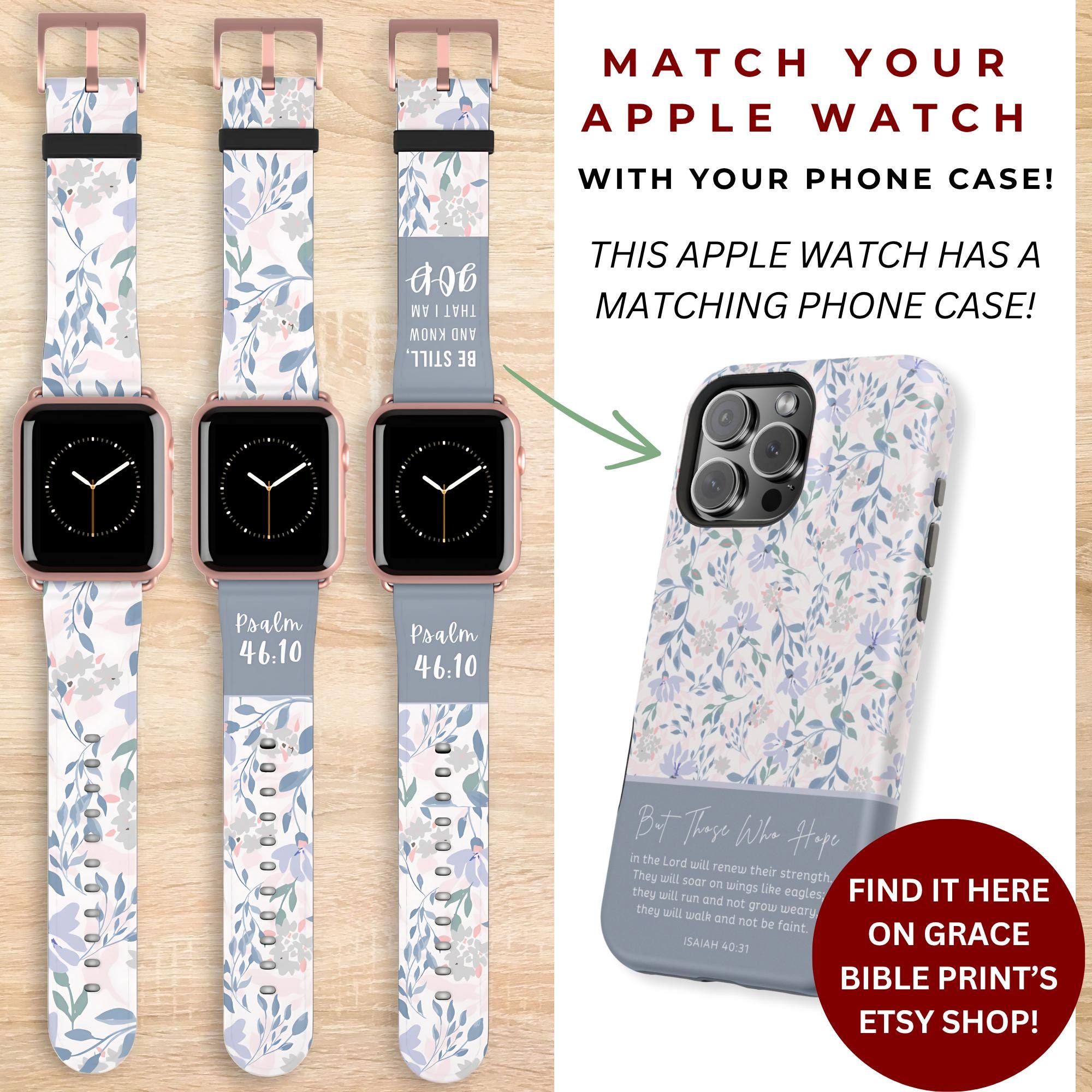 カスタムApple Watchバンド、聖書の一節が入ったクリスチャンApple 