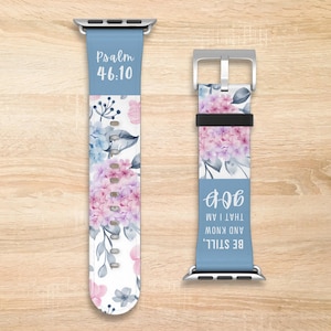 Custom Apple Watch Band, Christian Apple Watch Band with Bible Verse, Religious Watch Band, Compatible with All Apple Watch Series