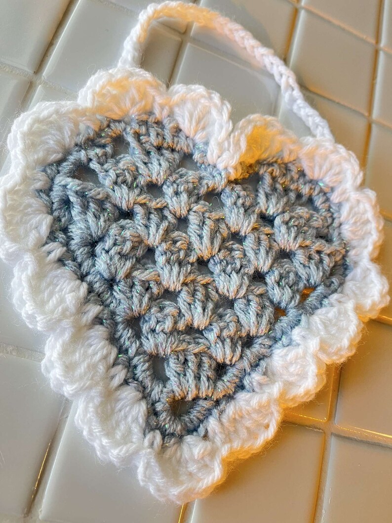 Crochet Heart Jewelry Hanger Organizer, Gifts for Her Etsy