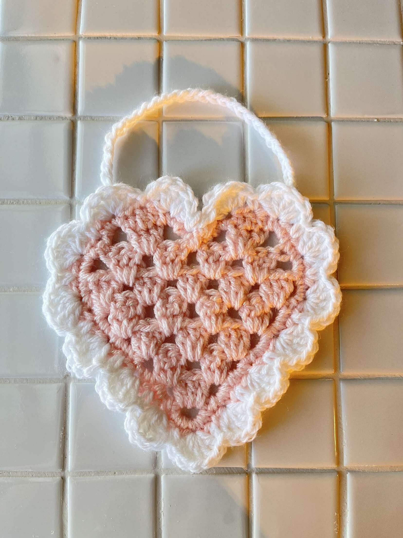 Crochet Heart Jewelry Hanger Organizer, Gifts for Her Etsy